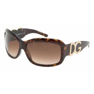 NWOT Dolce & Gabbana Rhinestone Logo Sunglasses